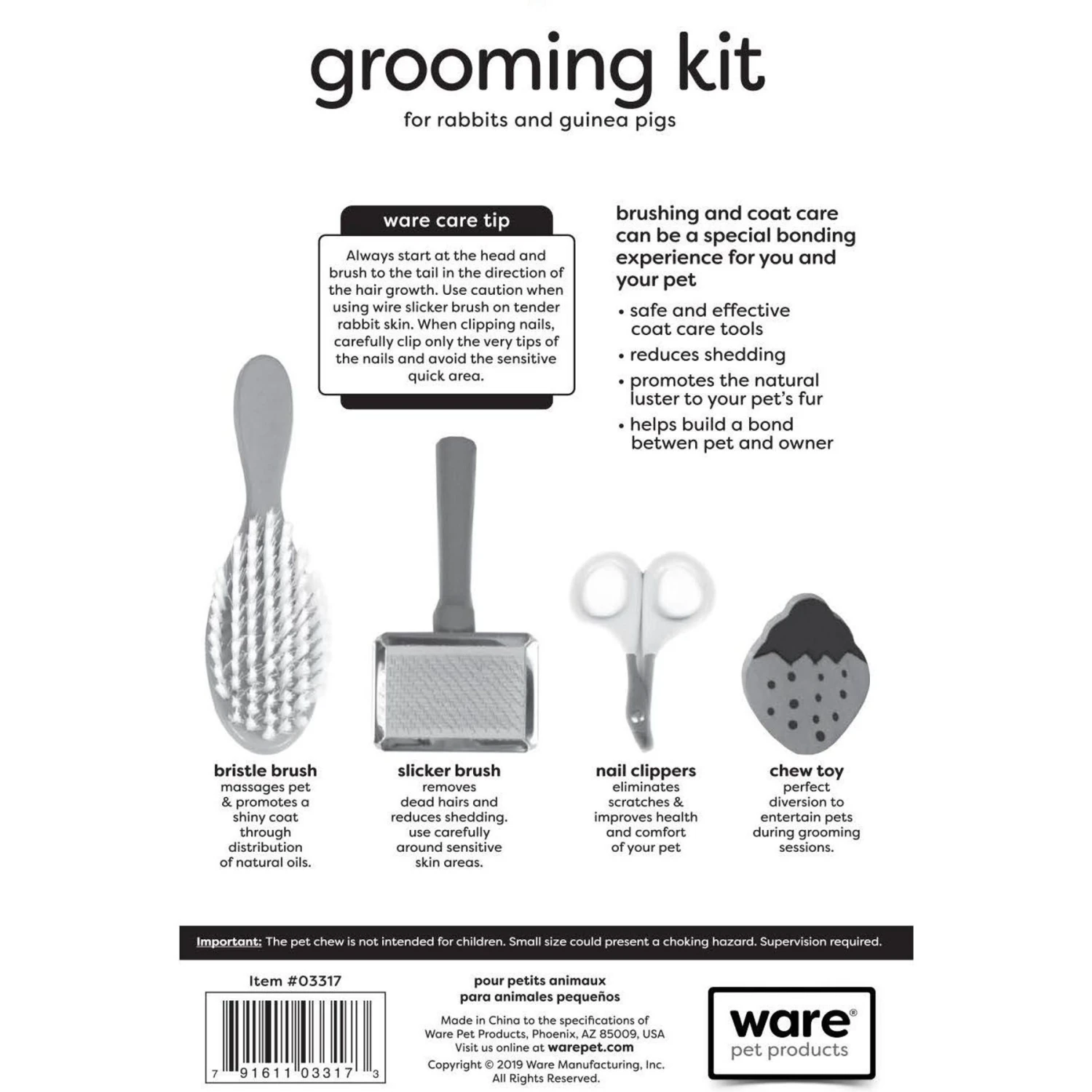 Ware Groom-N-Kit For Small Animals 3 Ware Groom-N-Kit For Small Animals - Image 3