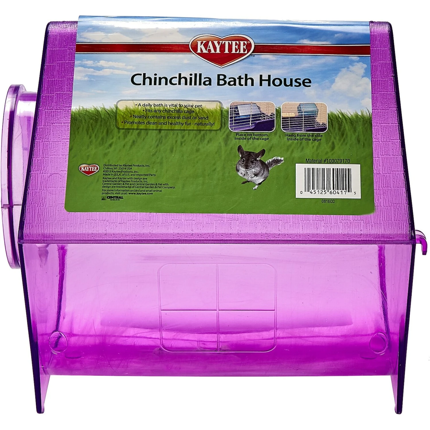 Kaytee Chinchilla Dust Bath House, Color Varies 5 Kaytee Chinchilla Dust Bath House, Color Varies - Image 5