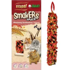 Vitapol By A&E Cage Company Small Animal Smakers Strawberry Treat Sticks