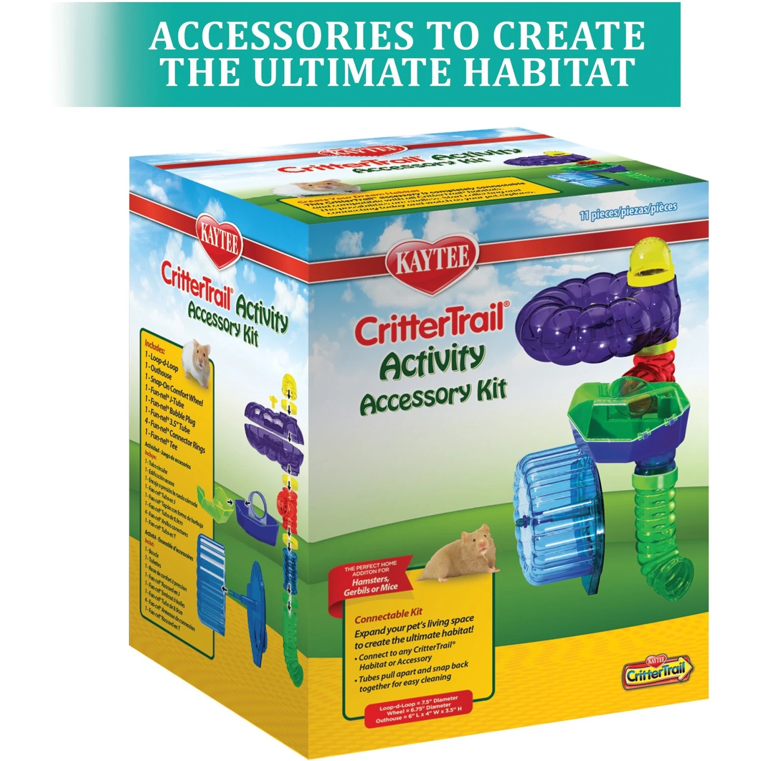 Kaytee CritterTrail Small Animal Accessory Kit 2 Kaytee CritterTrail Small Animal Accessory Kit - Image 2