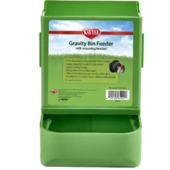 Kaytee Gravity Bin With Mounting Bracket Small Animal Feeder