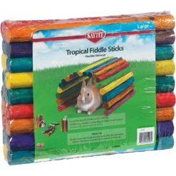 Kaytee Tropical Fiddle Sticks Small Animal Flexible Hideout