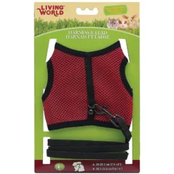 Living World Small Animal Harness & Lead, Color Varies