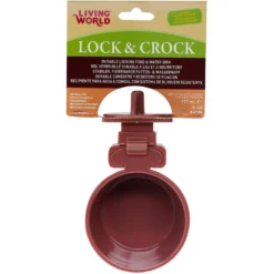 Living World Lock & Crock Dish Small Animal Bowl