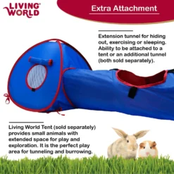 Living World Small Animal Tunnel, Color Varies -MiniMates Shop 101602 PT2. AC SS1800 V1627686072