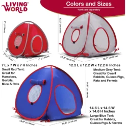Living World Small Animal Tunnel, Color Varies -MiniMates Shop 101602 PT6. AC SS1800 V1627688536