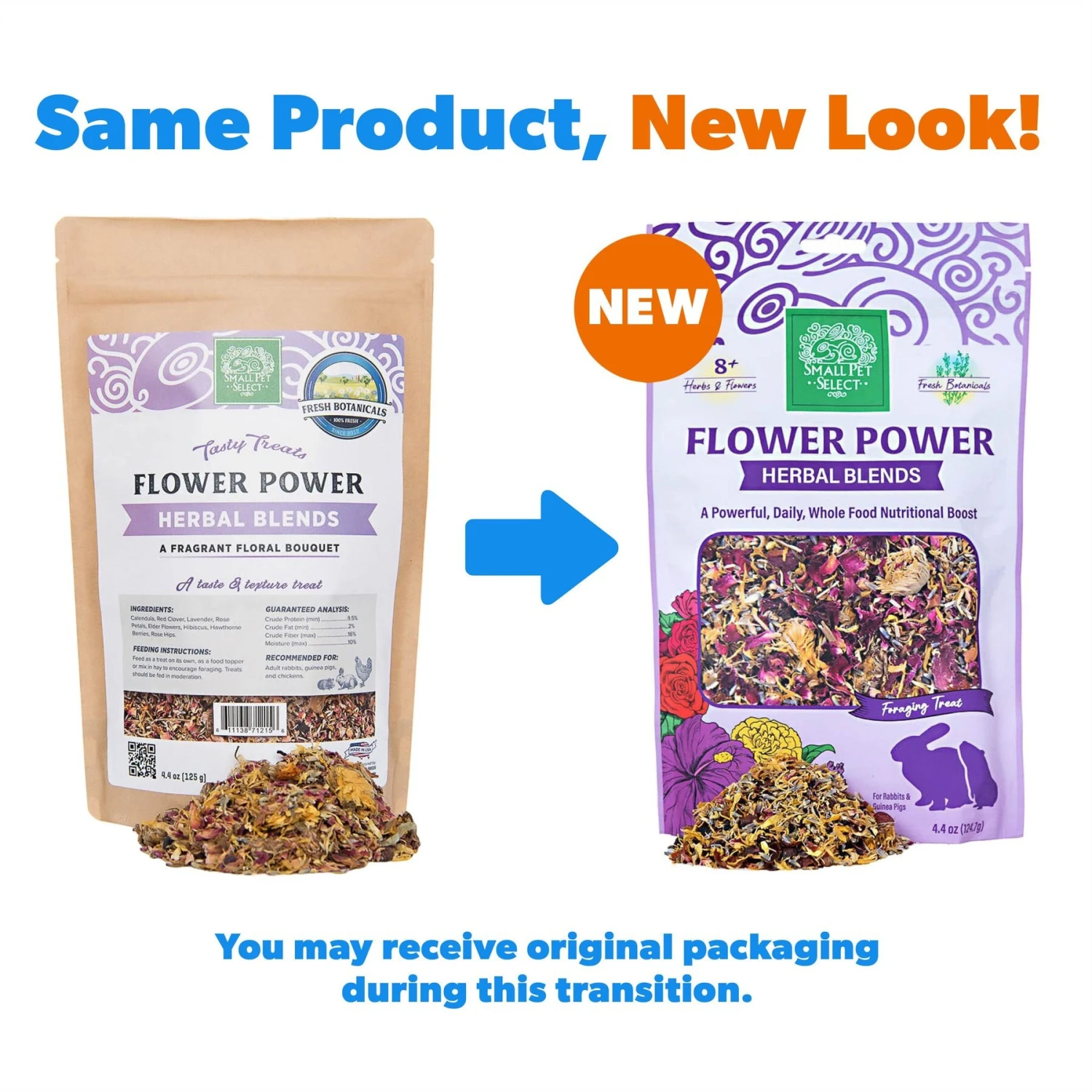 Small Pet Select Flower Power Berry Boost Blend Small Animal Treats 2 Small Pet Select Flower Power Berry Boost Blend Small Animal Treats - Image 2