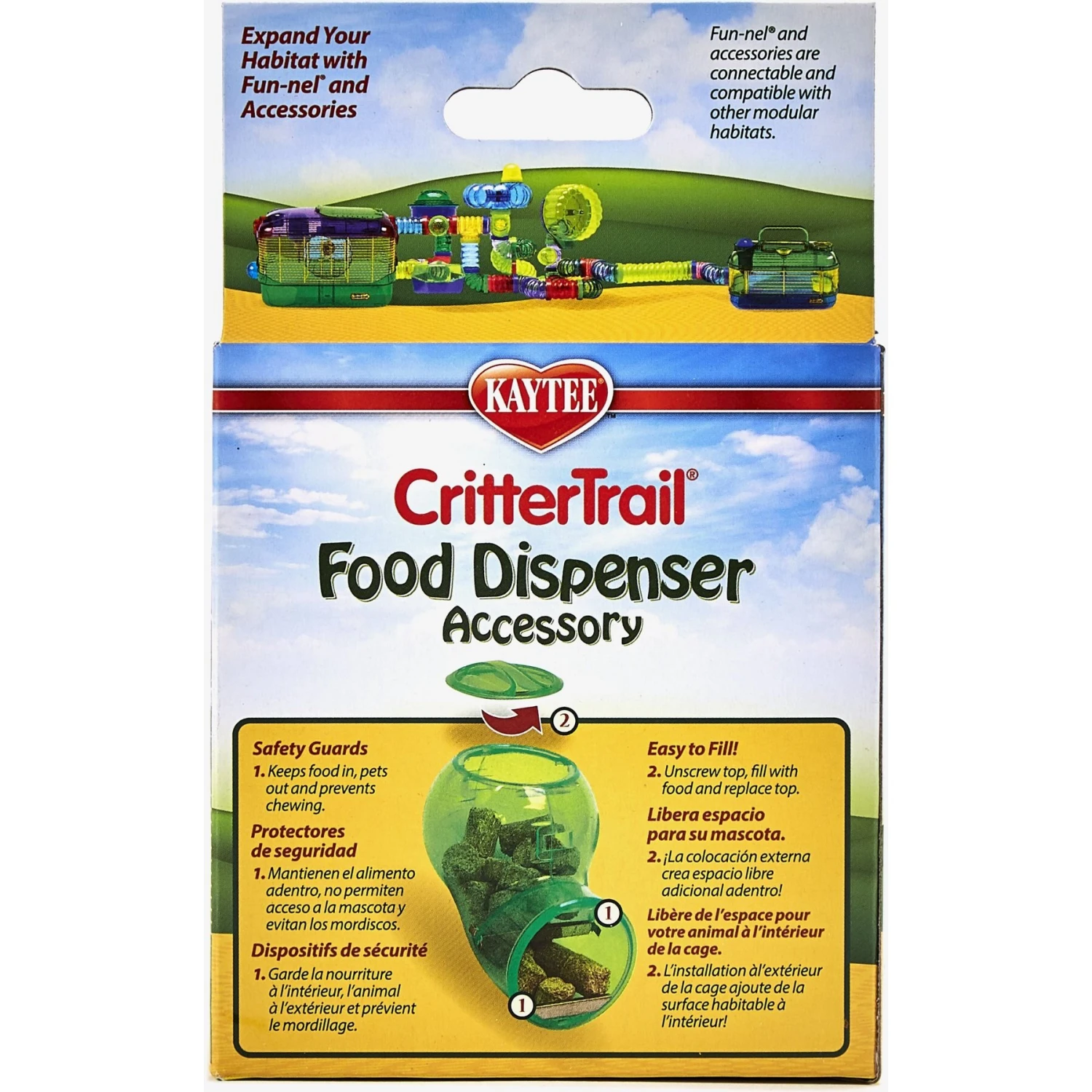 Kaytee CritterTrail Food Dispenser Small Animal Accessory 2 Kaytee CritterTrail Food Dispenser Small Animal Accessory - Image 2