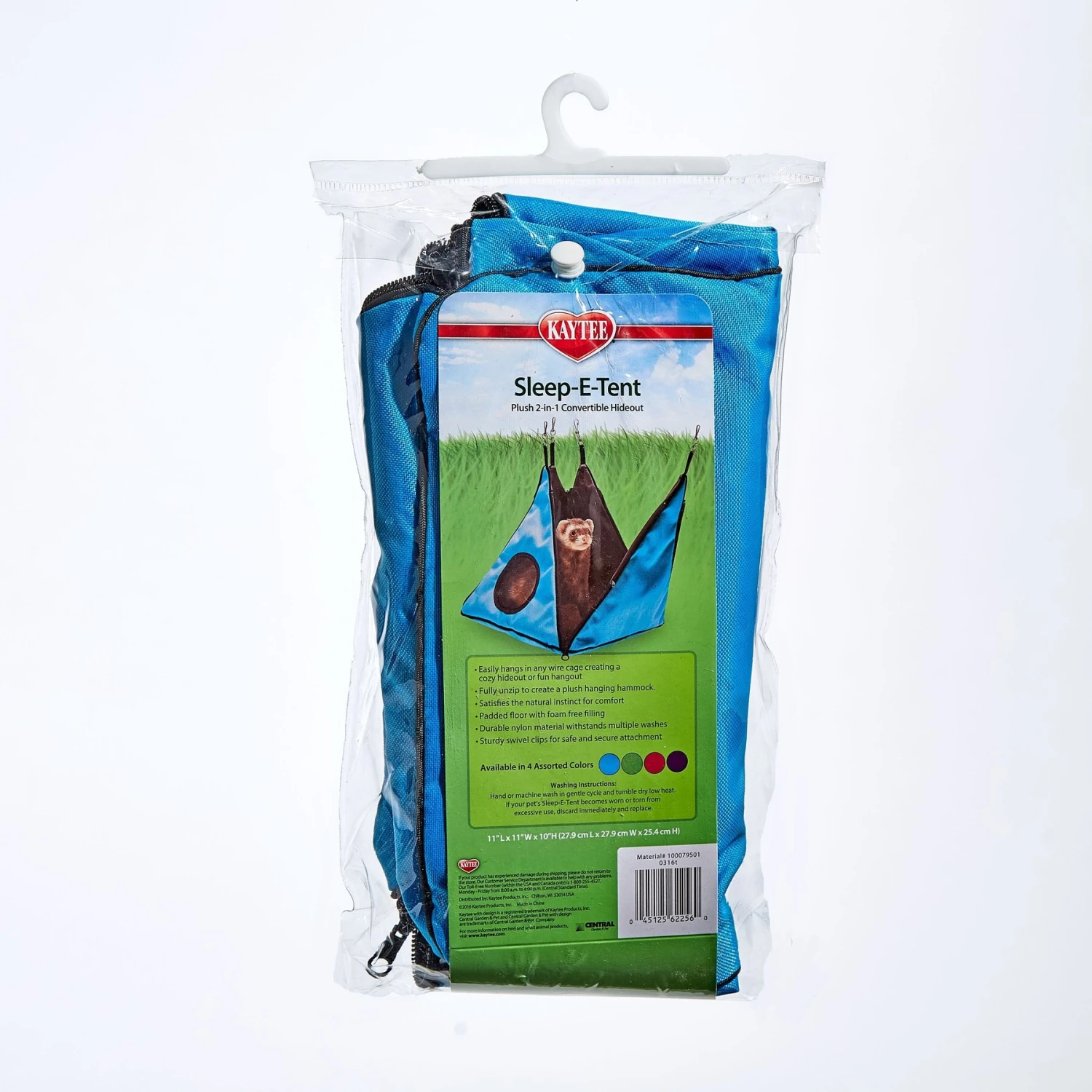 Kaytee Sleep-E-Tent Convertible Small Pet Hideout 2 Kaytee Sleep-E-Tent Convertible Small Pet Hideout - Image 2