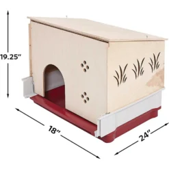 MidWest Wabbitat Deluxe Rabbit Home Wood Hut Expansion 6 MidWest Wabbitat Deluxe Rabbit Home Wood Hut Expansion -MiniMates Shop 103813 PT2. AC SS1800 V1498156318