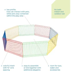 Prevue Pet Products Multi-Color Small Animal Playpen 12 Prevue Pet Products Multi-Color Small Animal Playpen -MiniMates Shop 106092 PT3. AC SS1800 V1677780767