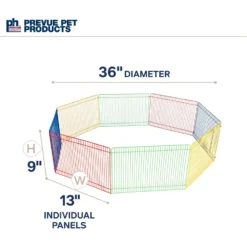Prevue Pet Products Multi-Color Small Animal Playpen 14 Prevue Pet Products Multi-Color Small Animal Playpen -MiniMates Shop 106092 PT5. AC SS1800 V1677780762