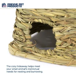 Prevue Pet Products Nature's Hideaway Grass Hut Small Animal Toy -MiniMates Shop 106103 PT5. AC SS1800 V1695736909