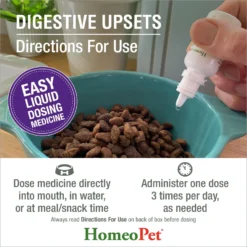 HomeoPet Digestive Upsets Homeopathic Medicine For Digestive Issues For Birds, Cats, Dogs & Small Pets -MiniMates Shop 110672 PT4. AC SS1800 V1611088682