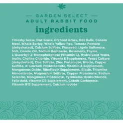 Oxbow Garden Select Adult Rabbit Food 12 Oxbow Garden Select Adult Rabbit Food -MiniMates Shop 117927 PT3. AC SS1800 V1661823359