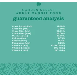 Oxbow Garden Select Adult Rabbit Food 13 Oxbow Garden Select Adult Rabbit Food -MiniMates Shop 117927 PT4. AC SS1800 V1661823178