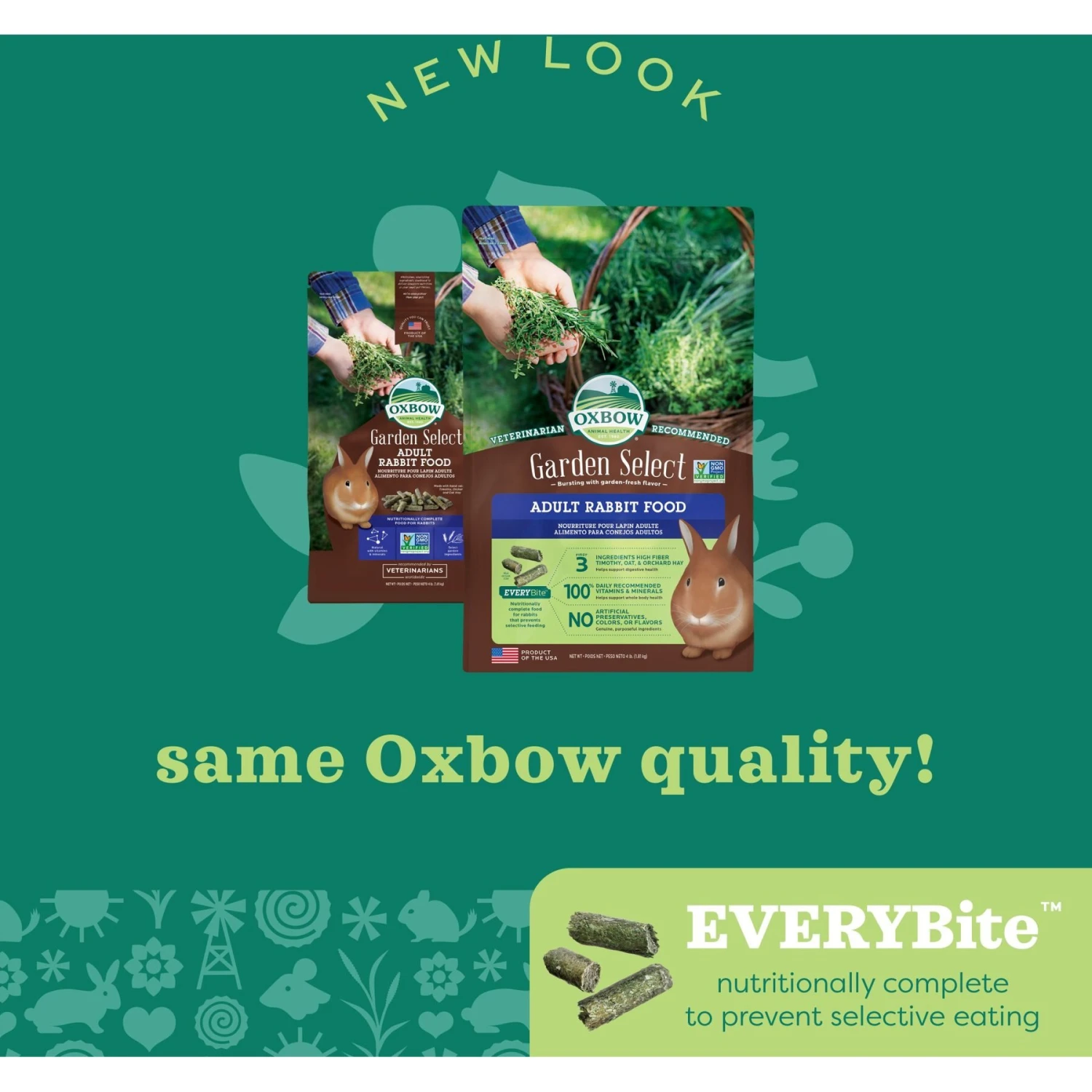 Oxbow Garden Select Adult Rabbit Food 7 Oxbow Garden Select Adult Rabbit Food - Image 7
