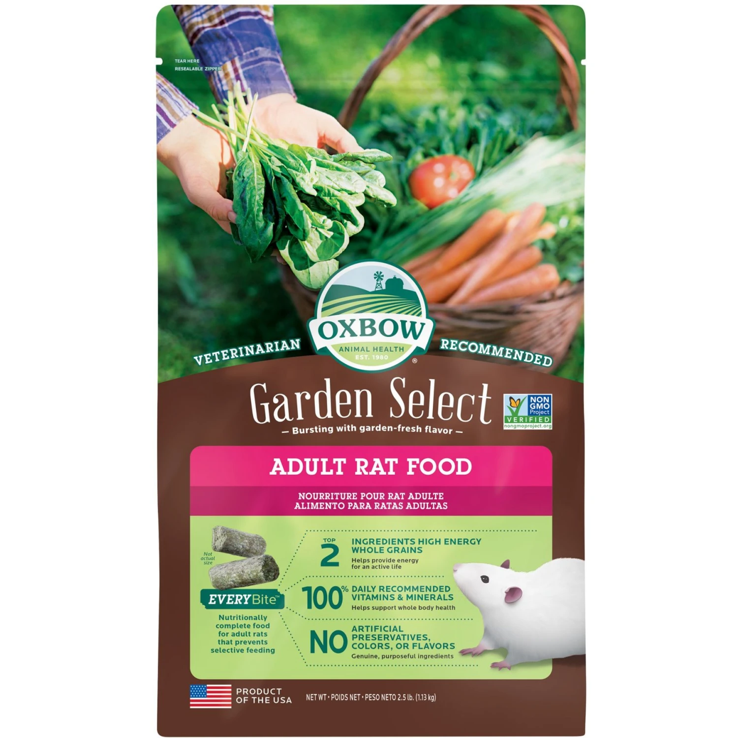 Oxbow Garden Select Adult Rat Food 1 Oxbow Garden Select Adult Rat Food