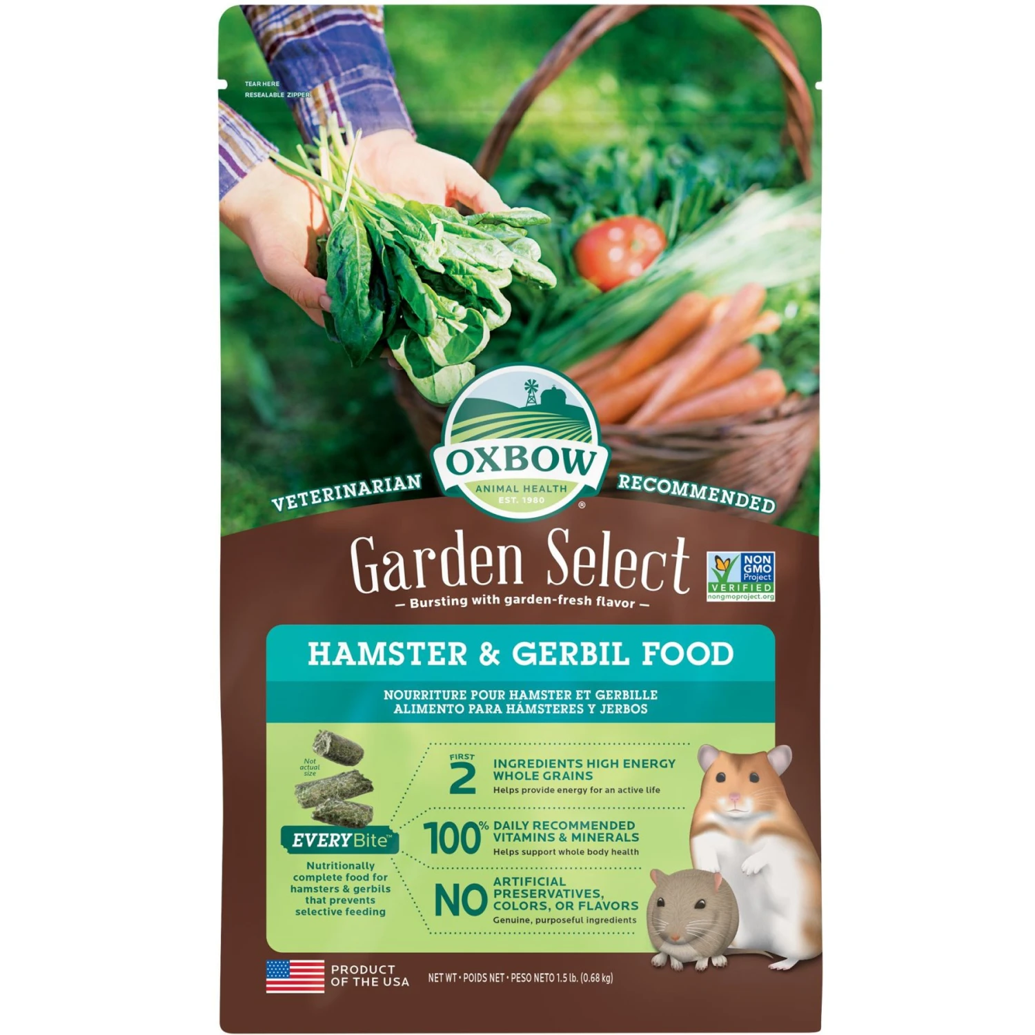 Oxbow Garden Select Gerbil & Hamster Food 1 Oxbow Garden Select Gerbil & Hamster Food