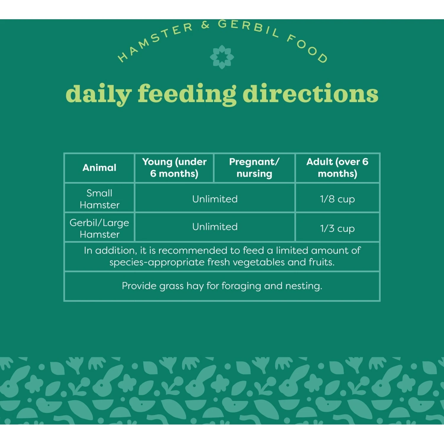 Oxbow Garden Select Gerbil & Hamster Food 6 Oxbow Garden Select Gerbil & Hamster Food - Image 6