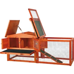 TRIXIE Small Animal Hutch With Outdoor Run, X-Small -MiniMates Shop 119014 PT2. AC SS1800 V1664228720
