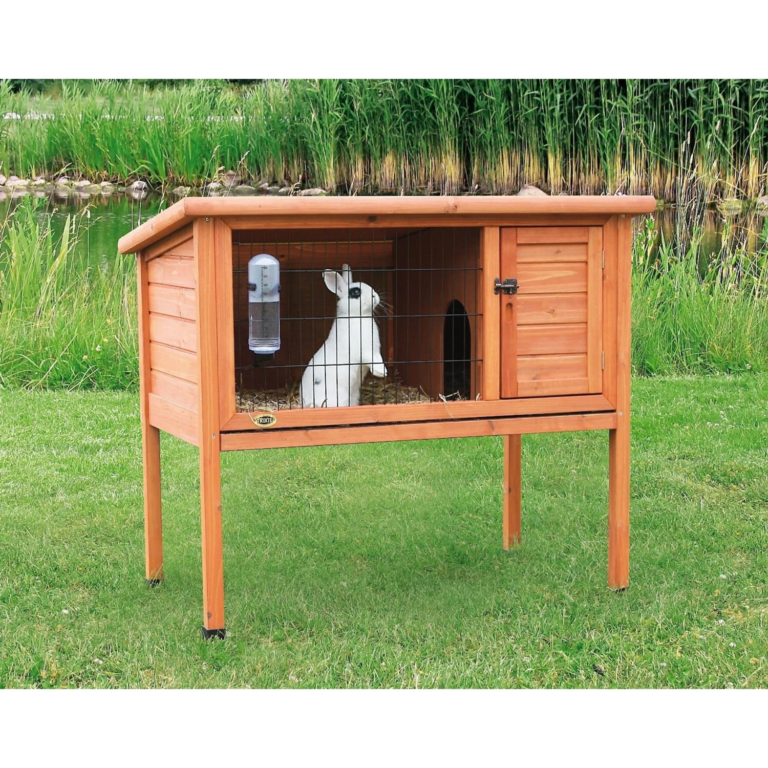 TRIXIE Natura 1- Story Rabbit Hutch 2 TRIXIE Natura 1- Story Rabbit Hutch - Image 2