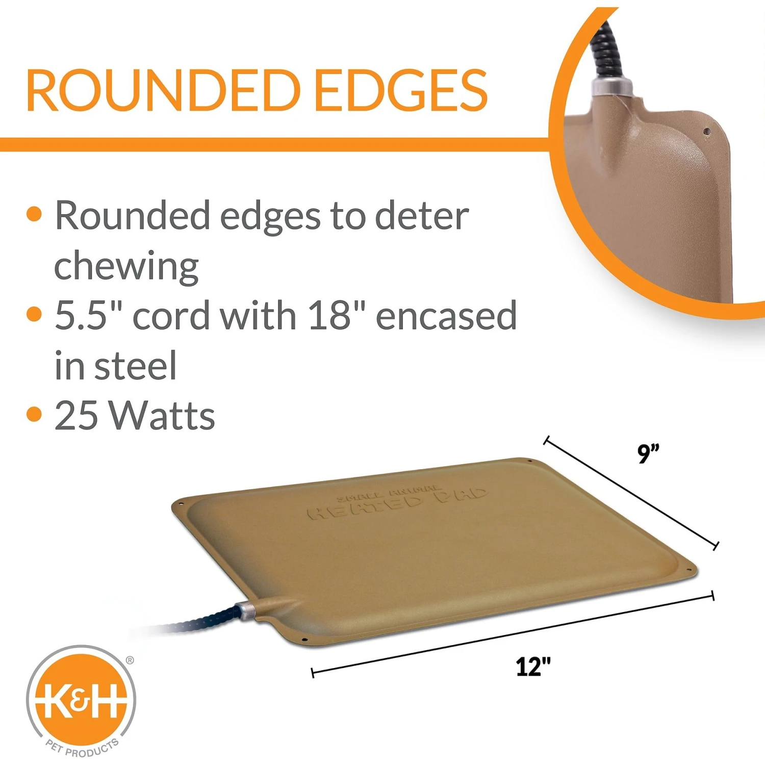 K&H Pet Products Outdoor Heated Small Animal Pad 2 K&H Pet Products Outdoor Heated Small Animal Pad - Image 2