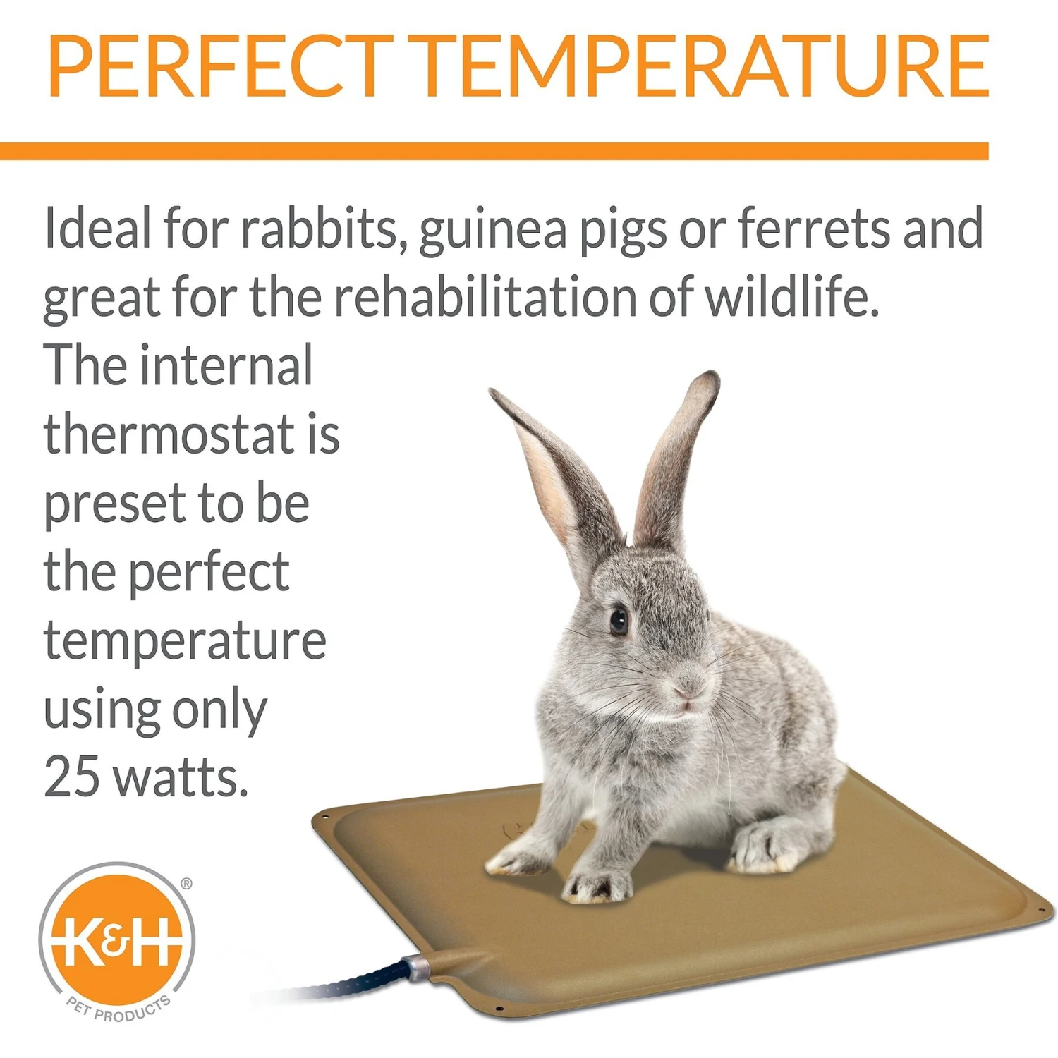 K&H Pet Products Outdoor Heated Small Animal Pad 3 K&H Pet Products Outdoor Heated Small Animal Pad - Image 3