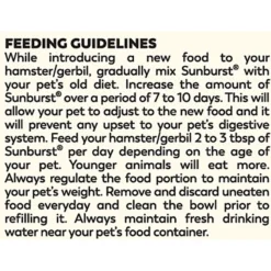 Higgins Sunburst Gourmet Blend Gerbil & Hamster Food -MiniMates Shop 139443 PT8. AC SS1800 V1602715583