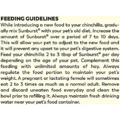 Higgins Sunburst Gourmet Blend Chinchilla Food -MiniMates Shop 139445 PT5. AC SS1800 V1600465925