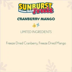 Higgins Sunburst Freeze-Dried Fruit Cranberry Mango Small Animals Treats -MiniMates Shop 139447 PT2. AC SS1800 V1682699529