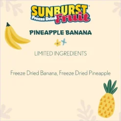 Higgins Sunburst Freeze-Dried Fruit Pineapple Banana Small Animal Treats -MiniMates Shop 139449 PT2. AC SS1800 V1682699515