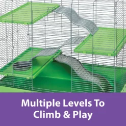 Kaytee My First Home Multi-Level Small Animal Habitat 12 Kaytee My First Home Multi-Level Small Animal Habitat -MiniMates Shop 139783 PT4. AC SS1800 V1591018433