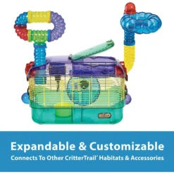 Kaytee CritterTrail One-Level Small Animal Habitat -MiniMates Shop 139796 PT3. AC SS1800 V1625695571