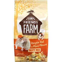 Tiny Friends Farm Reggie Rat & Mimi Mouse Food, 2-lb Bag