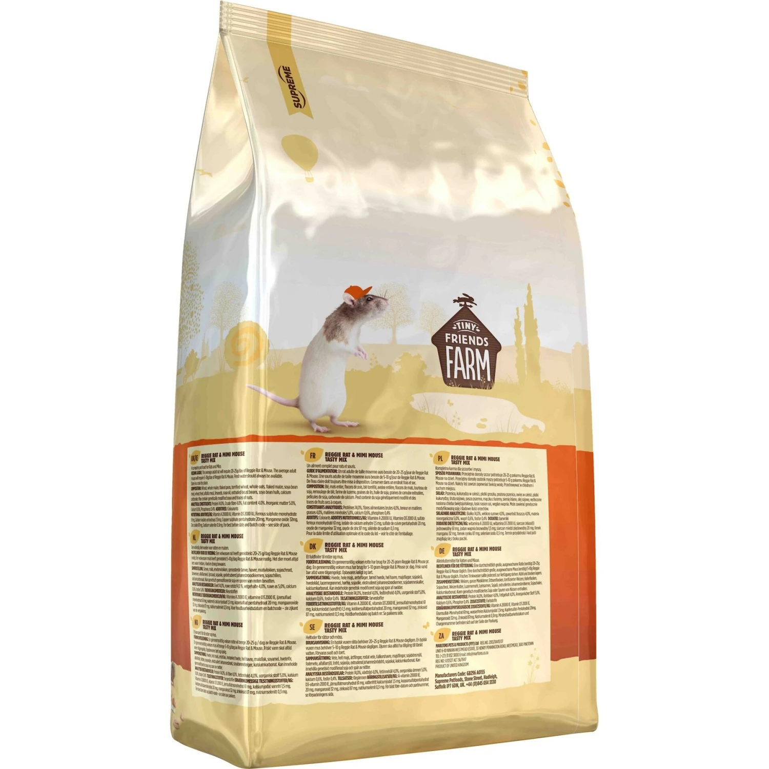 Tiny Friends Farm Reggie Rat & Mimi Mouse Food, 2-lb Bag 2 Tiny Friends Farm Reggie Rat & Mimi Mouse Food, 2-lb Bag - Image 2