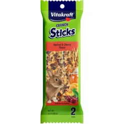 Vitakraft Crunch Sticks Apricot & Cherry Flavor Rabbit Treat