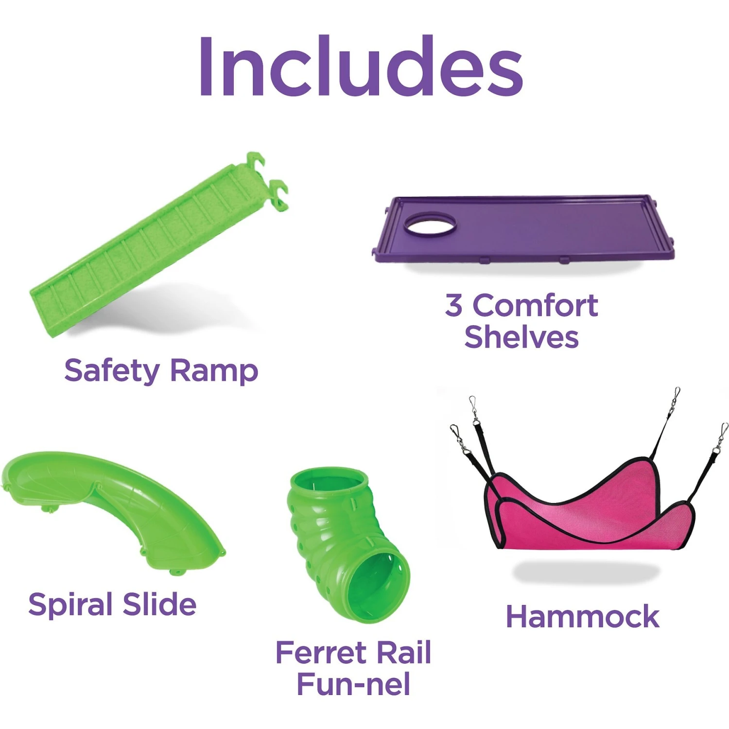 Kaytee 2x2 Multi-Level Habitat With Removable Casters Small Animal Habitat 4 Kaytee 2x2 Multi-Level Habitat With Removable Casters Small Animal Habitat - Image 4