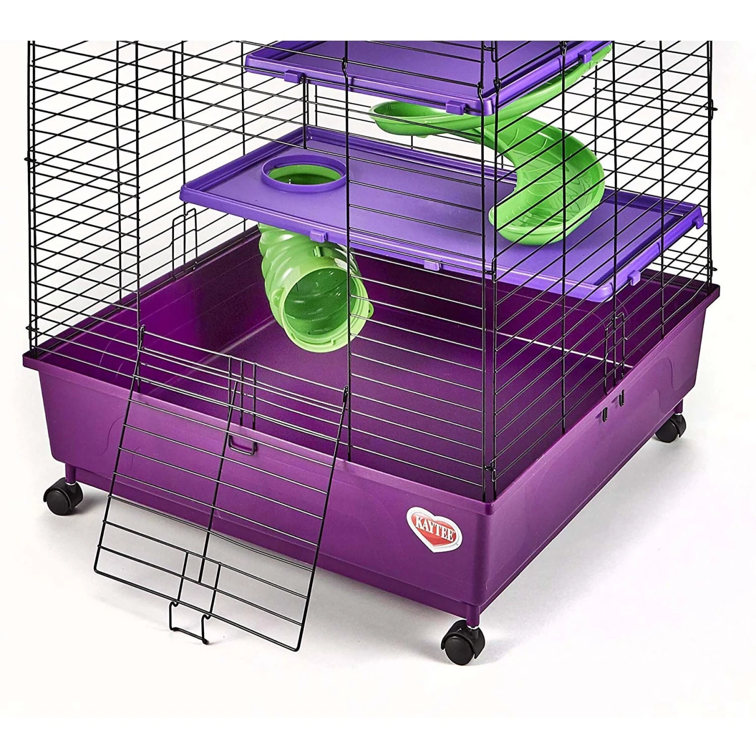 Kaytee 2x2 Multi-Level Habitat With Removable Casters Small Animal Habitat 7 Kaytee 2x2 Multi-Level Habitat With Removable Casters Small Animal Habitat - Image 7