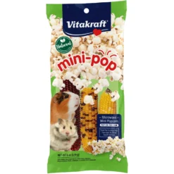 Vitakraft Mini Pops 100% Real Corn Cob Small Pet Treat, 6-oz Bag