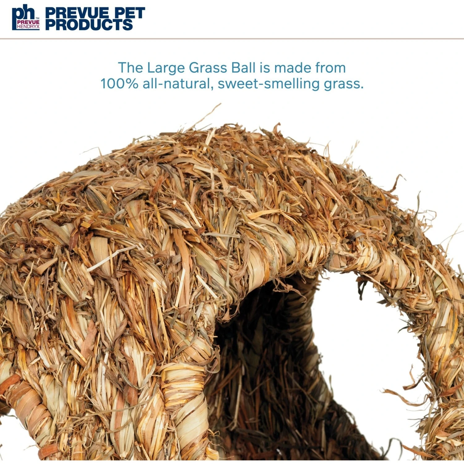 Prevue Pet Products Hideaway Grass Ball Small Animal Hideout 4 Prevue Pet Products Hideaway Grass Ball Small Animal Hideout - Image 4