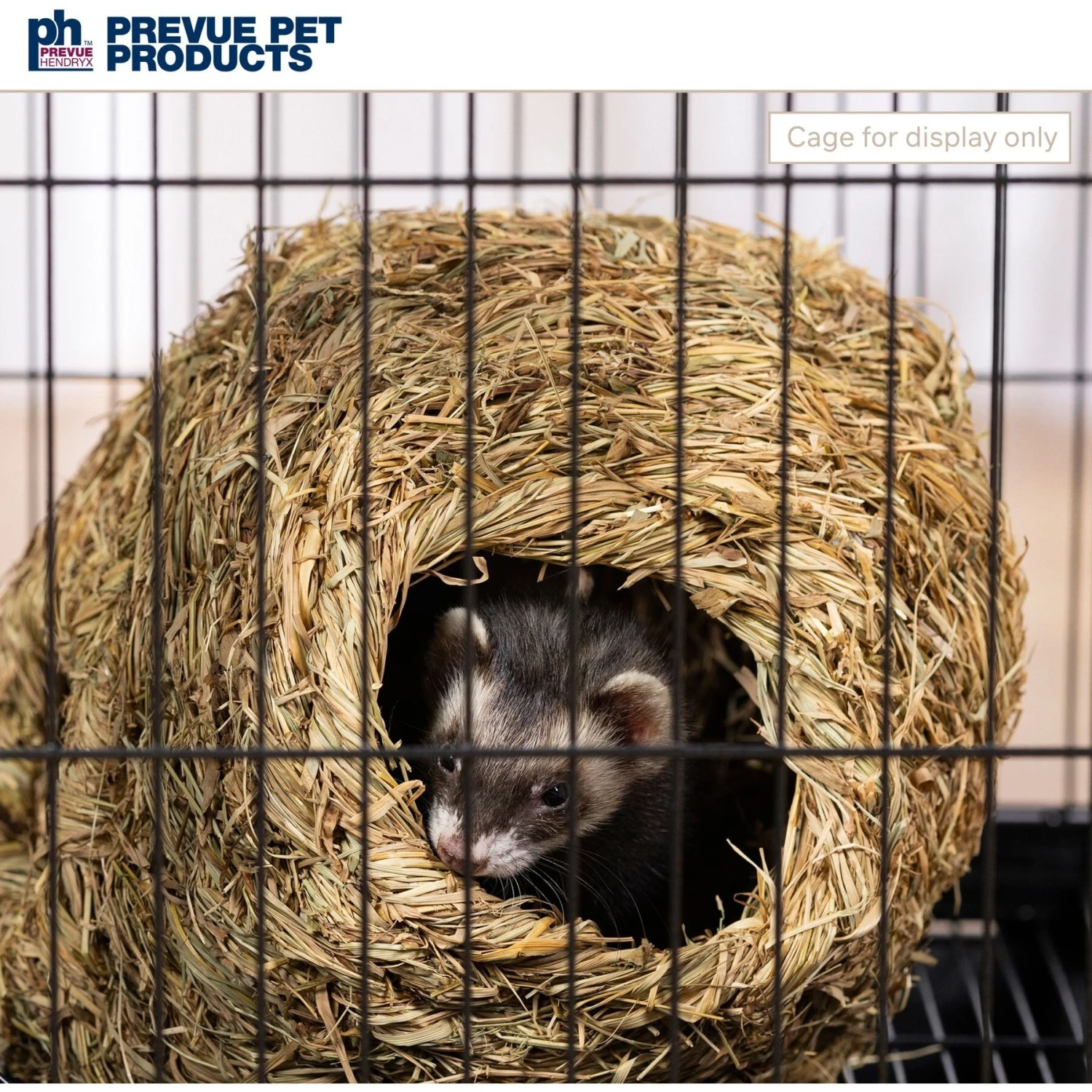 Prevue Pet Products Hideaway Grass Ball Small Animal Hideout 5 Prevue Pet Products Hideaway Grass Ball Small Animal Hideout - Image 5