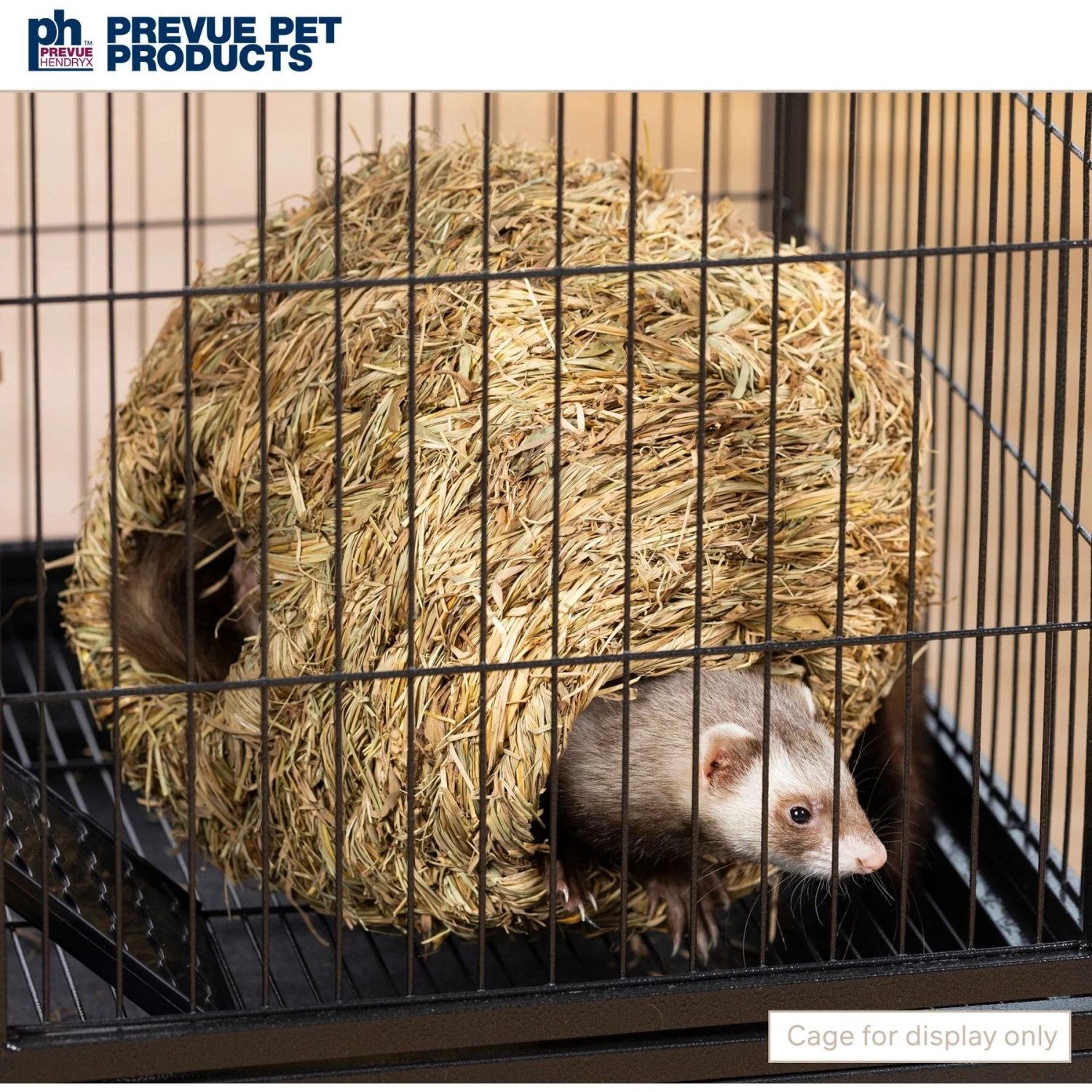 Prevue Pet Products Hideaway Grass Ball Small Animal Hideout 8 Prevue Pet Products Hideaway Grass Ball Small Animal Hideout - Image 8