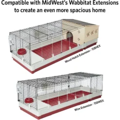 MidWest Wabbitat Deluxe Rabbit Home 10 MidWest Wabbitat Deluxe Rabbit Home -MiniMates Shop 156725 PT4. AC SS1800 V1545161868