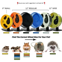 Exotic Nutrition Silent Runner Small Animal Exercise Wheel -MiniMates Shop 158285 PT2. AC SS1800 V1671815169
