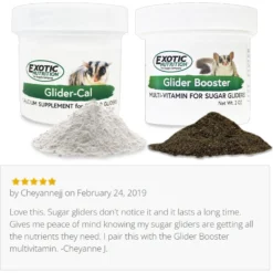 Exotic Nutrition Glider Booster Multivitamin Sugar Glider Supplement -MiniMates Shop 158287 PT5. AC SS1800 V1665692040
