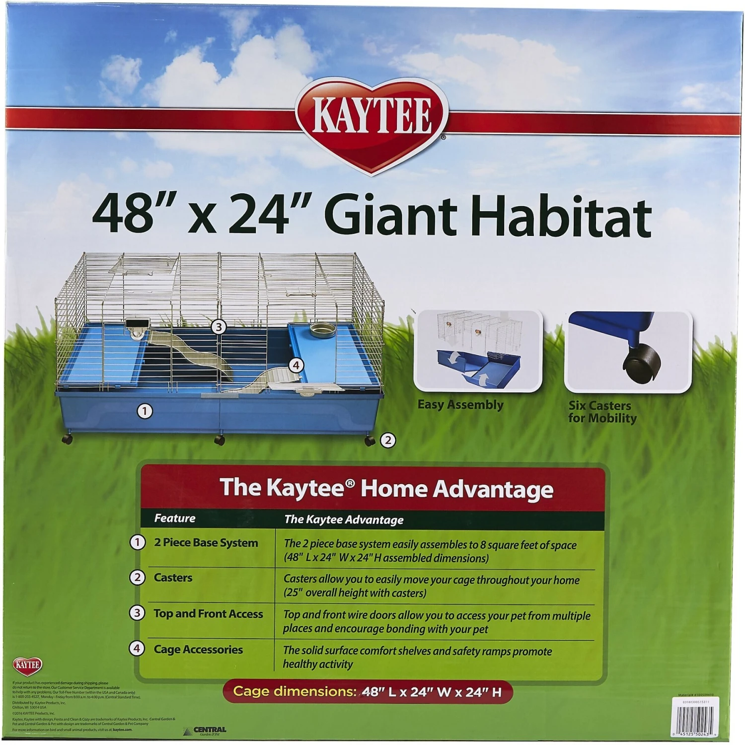Kaytee My First Home Giant Pet Habitat 3 Kaytee My First Home Giant Pet Habitat - Image 3