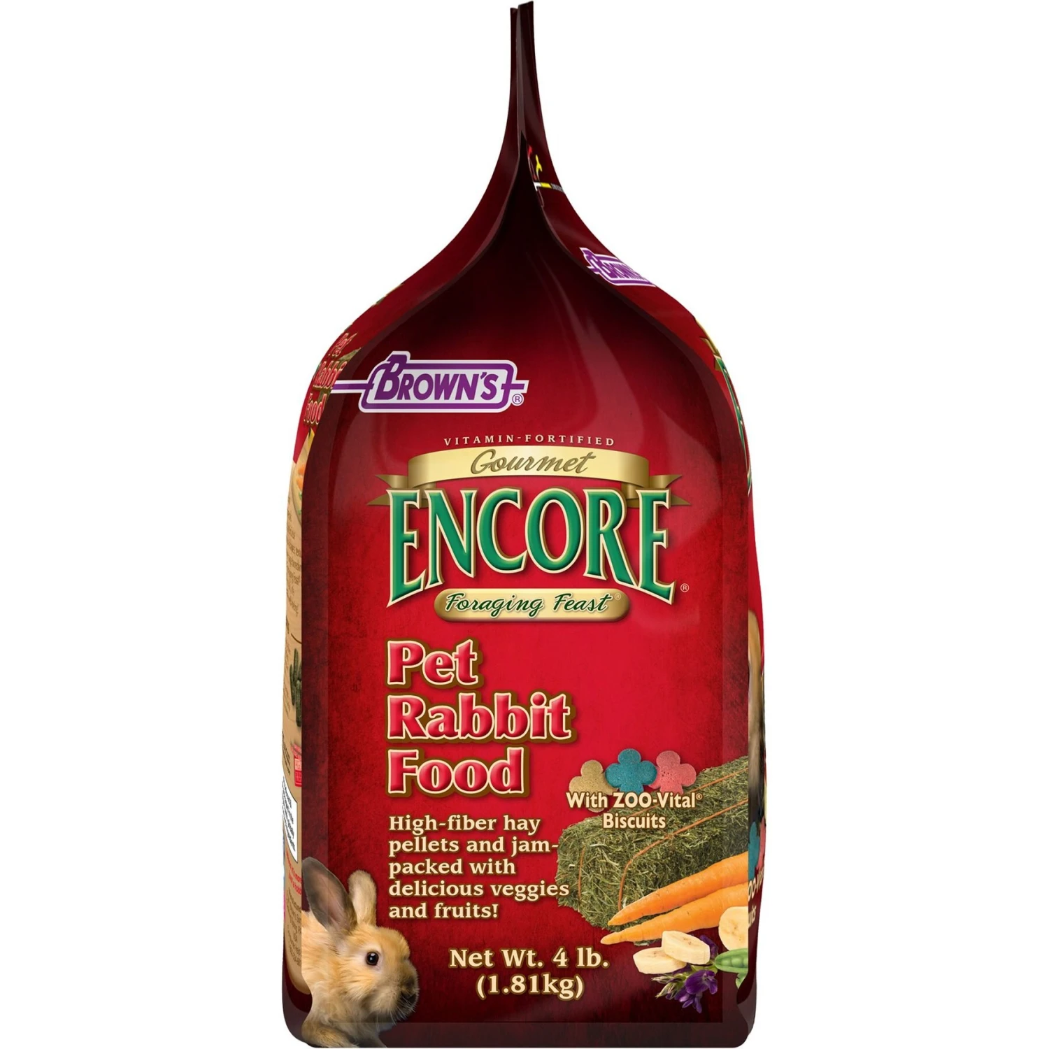 Brown's Encore Gourmet Foraging Feast Pet Rabbit Food 4 Brown's Encore Gourmet Foraging Feast Pet Rabbit Food - Image 4
