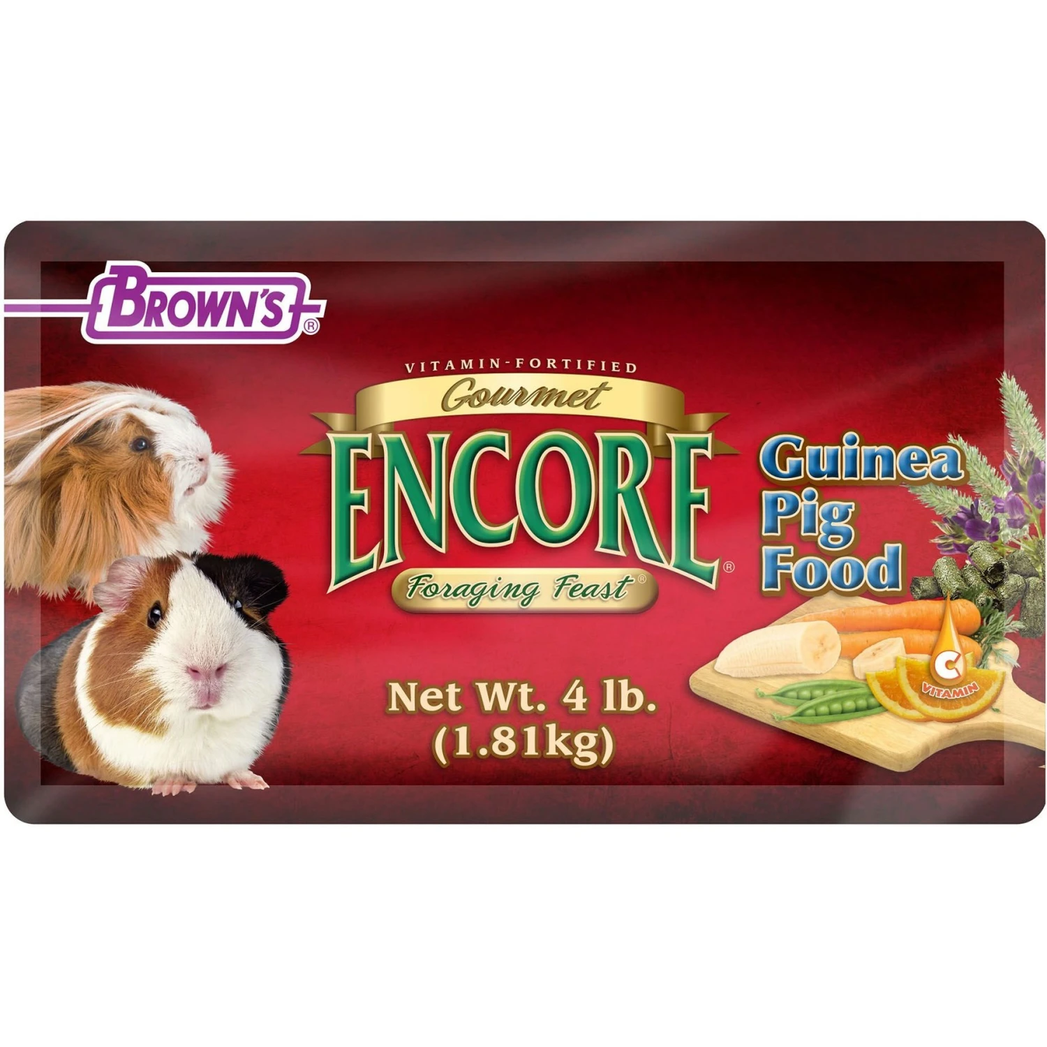 Brown's Encore Gourmet Foraging Feast Guinea Pig Food 3 Brown's Encore Gourmet Foraging Feast Guinea Pig Food - Image 3