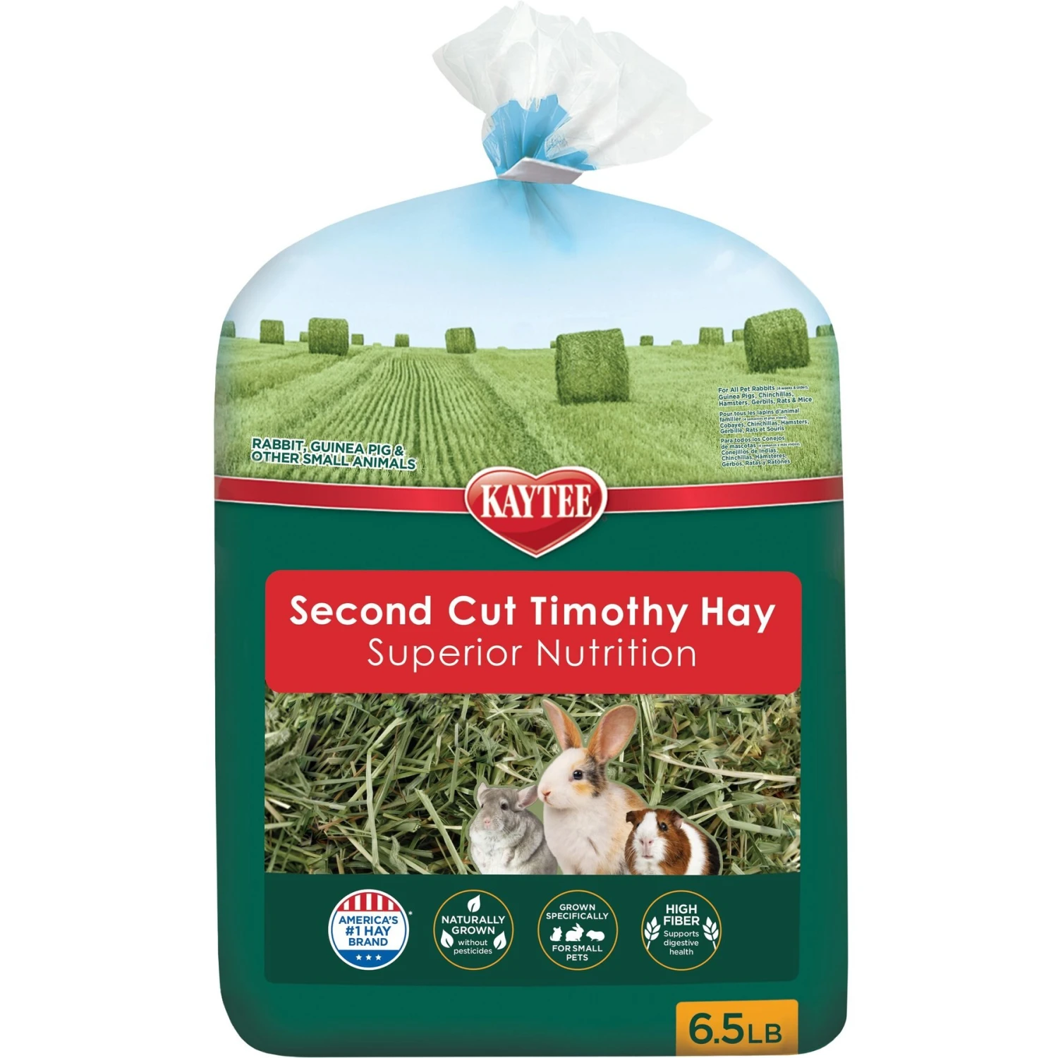 Kaytee Second Cut Timothy Hay Small Animal Food 1 Kaytee Second Cut Timothy Hay Small Animal Food